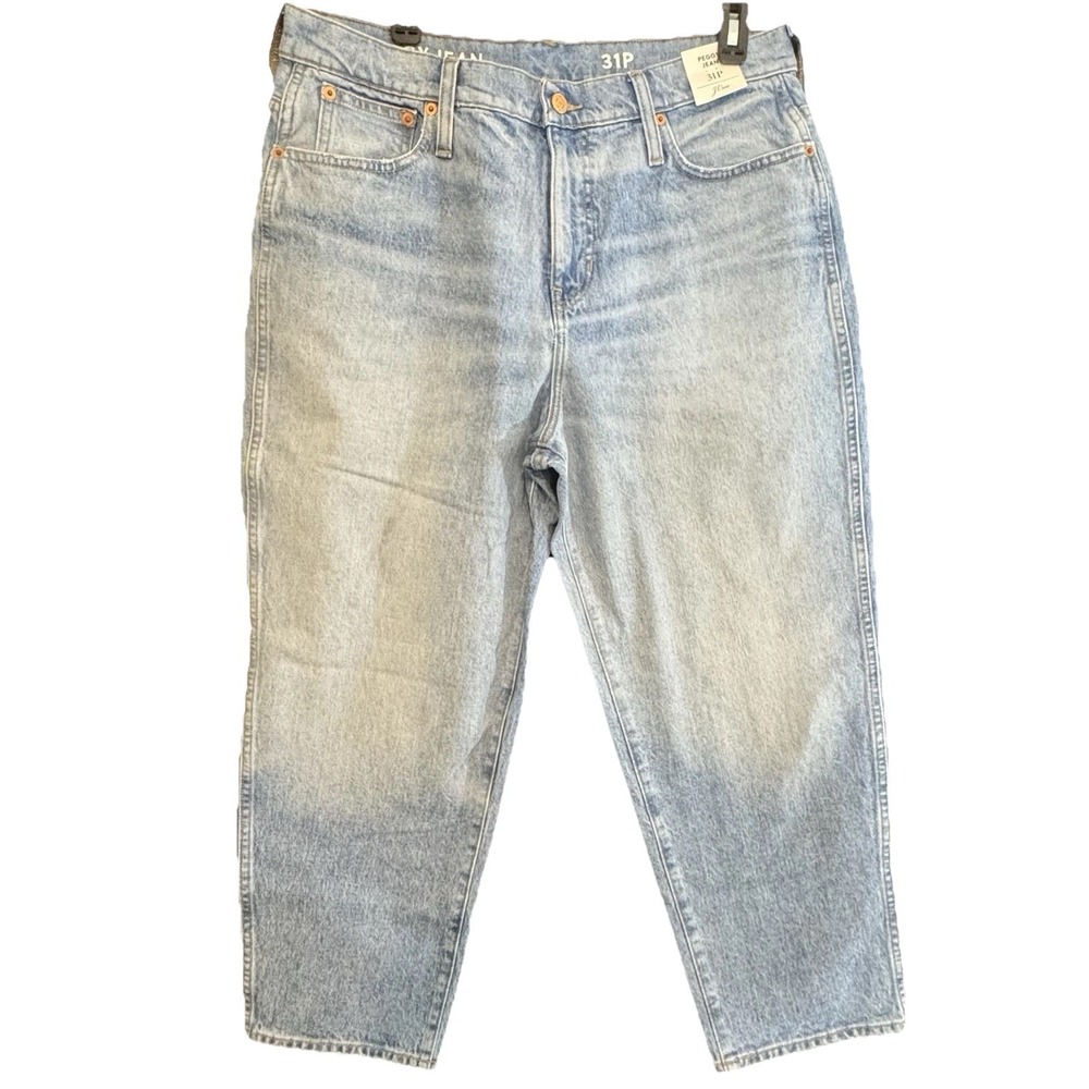 J Crew Women's Jean‎ Size 31P NWT High Rise Peggy Tapered